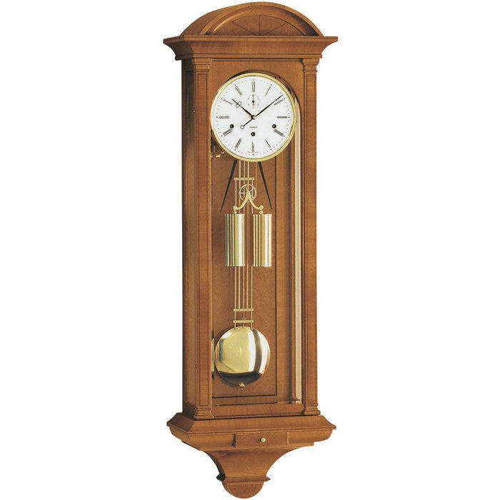 Kieninger Chesterfield Cable Regulator Wall Clock, Westminster Chime, Cherry - WR 2542-41-01