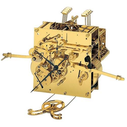 Kieninger Chesterfield 2542-82-01 Cable Regulator Wall Clock, Westminster Chime, Cherry