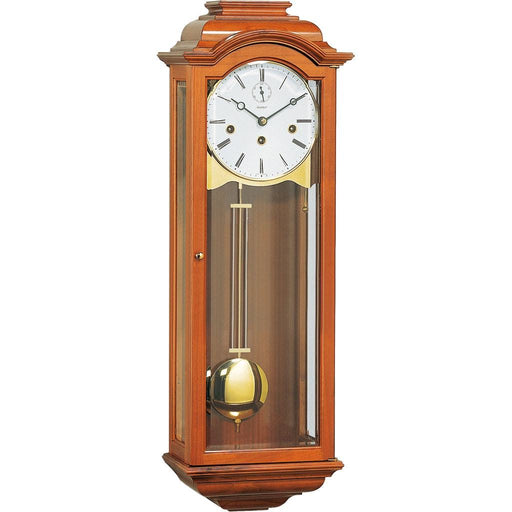 Kieninger PAGODA Wall Clock Regulator, Spring-Wind Wall, Westminster Chime, Natural Cherry - SW 2702-41-01