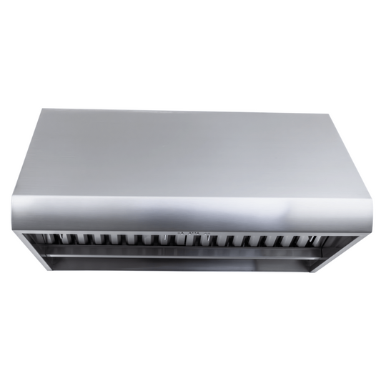 Proline PLJW 109 - Wall-Mounted Range Hood, 1000/2000 CFM | Convertible to Ductless, Stainless Steel Finish, Outdoor Rated - PLJW 109.30