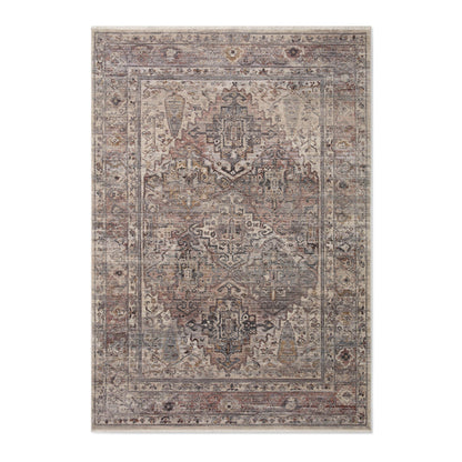 Park Hill Collection Saint Honoré Loomed Rug - Luxurious Polyester Pile in Elegant Bleue Color for Stylish Decor -EHF40701