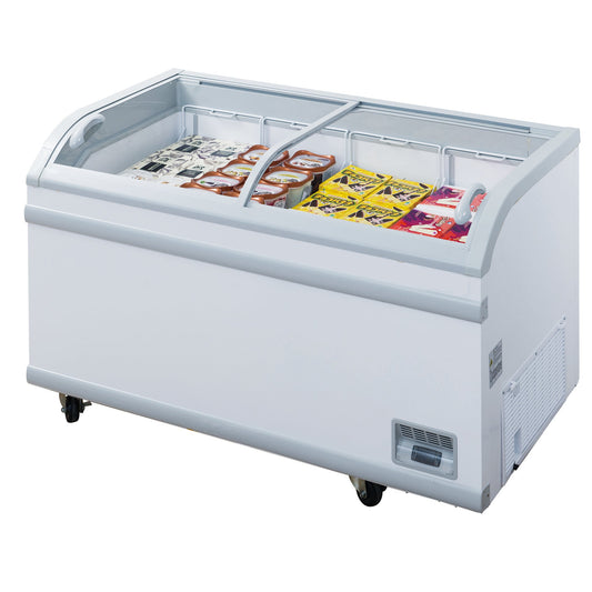 Chef AAA - Commercial 79" Glass Door Frozen Food or Ice Cream Chest Freezer Display -  TD-700Y