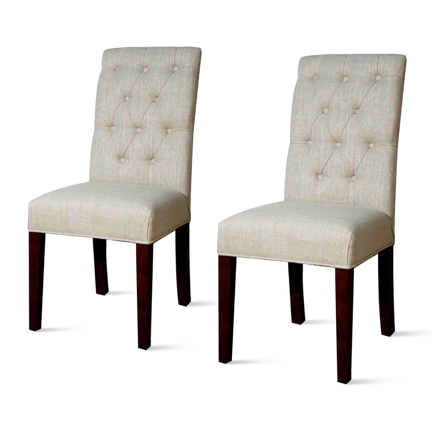 New Pacific Direct Gwendoline Tufted Side Chair, (Set of 2)   - 398339-RI