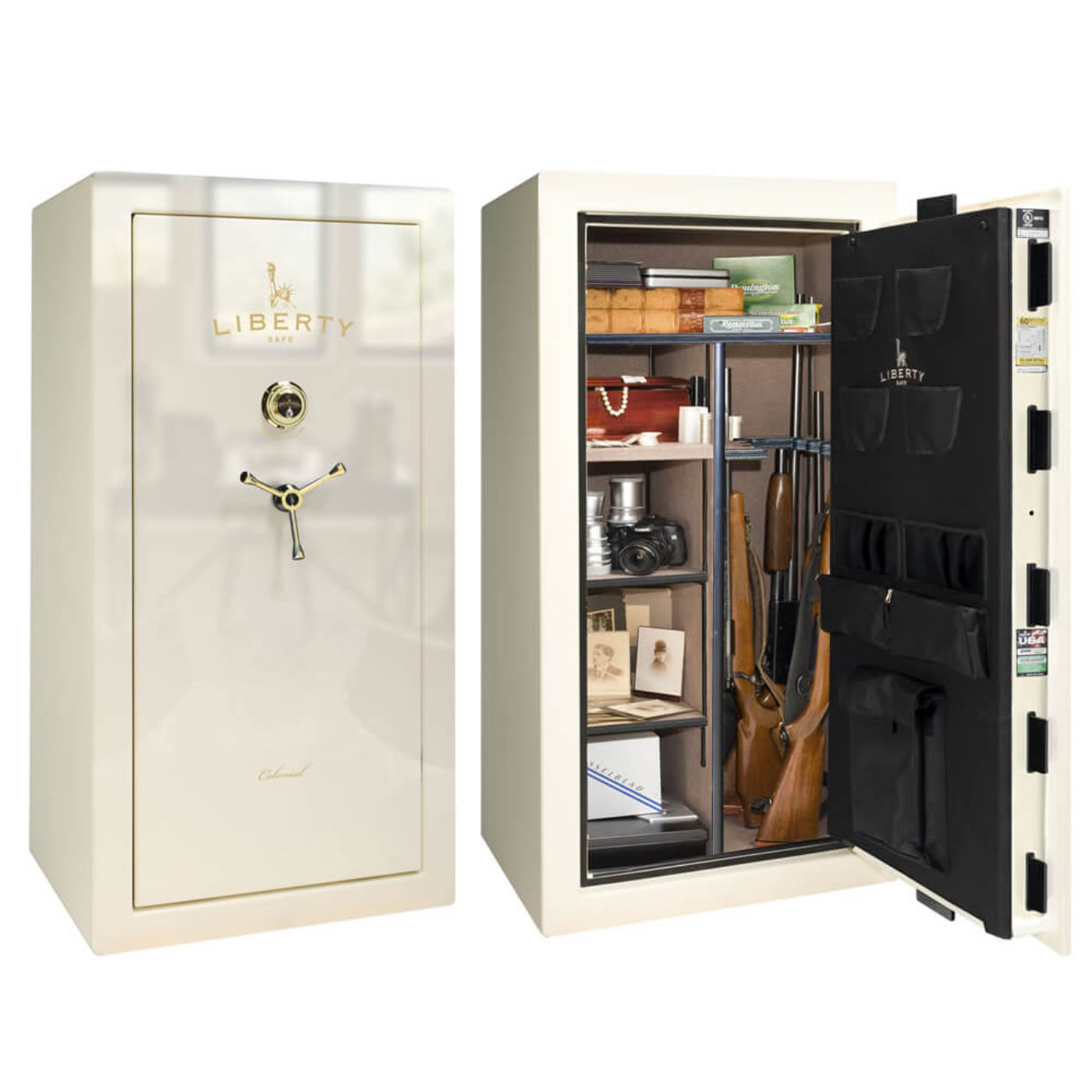 Liberty Safe Liberty Gun Safe Colonial 23 CO23 - LIB Colonial 23 Brnz Text Elec
