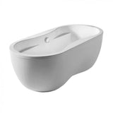 Whitehaus Oval Double Sided Freestanding Acrylic Bathtub - WHDB170BATH