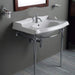 Whitehaus Britannia Large Rectangular Sink Console with Front Towel Bar - B-AR864-ARCG1