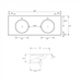 Whitehaus Large Rectangular Bathroom Sink with Integrated Oval Bowl - AR864-MNSLEN Copy