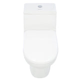 Whitehaus Magic Dual Siphonic Flush One Piece Toilet - WHMFL3351-EB