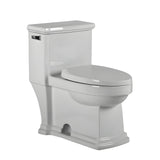 Whitehaus Magic Flush Eco-Friendly One Piece Single Flush Toilet With Elongated Bowl - WHMFL221-EB