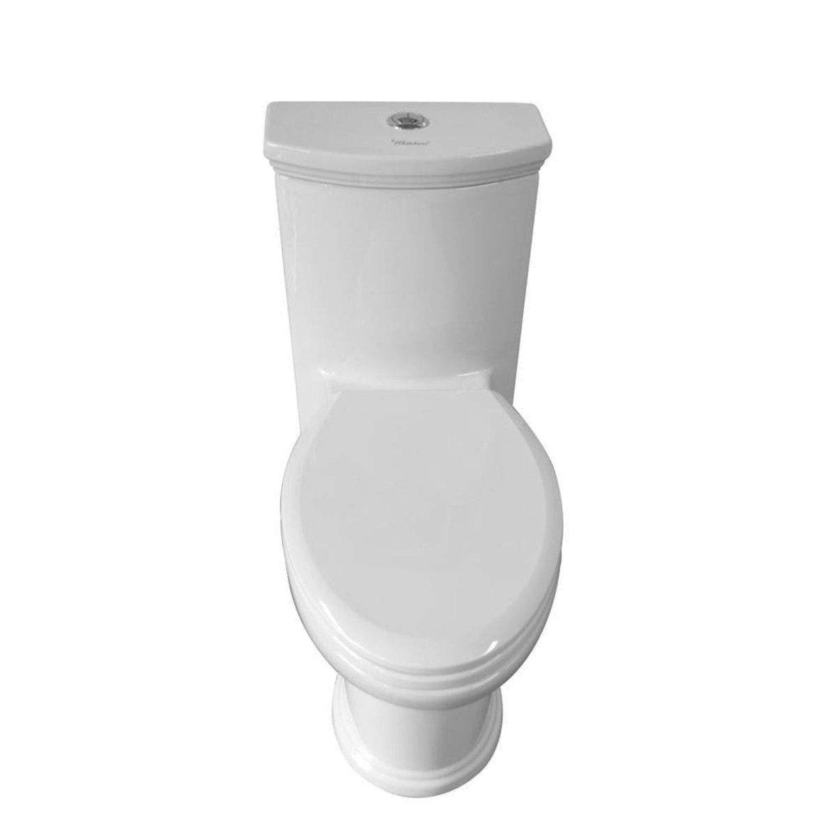 Whitehaus Magic Flush White One Piece Toilet - WHMFL3364-EB