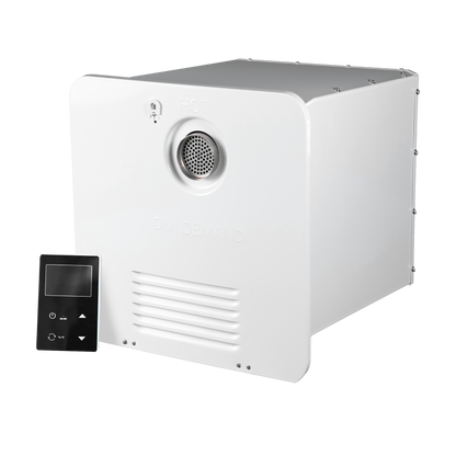 RVMP Flex Temp On-Demand Propane Tankless Water Heater for RVs  | White Color | Anti-Freezing System | Anti-Scald System | Digital Remote | FG-SBMC-11 - 240172