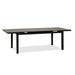 Whiteline Mods Black Alum Outdoor Extendable Dining Table - DT1567