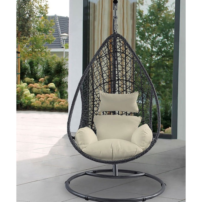 Whiteline Modern Living Bravo Outdoor Egg Chair - EG1684