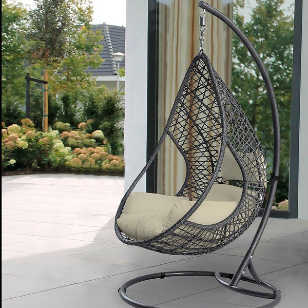 Whiteline Modern Living Bravo Outdoor Egg Chair - EG1684