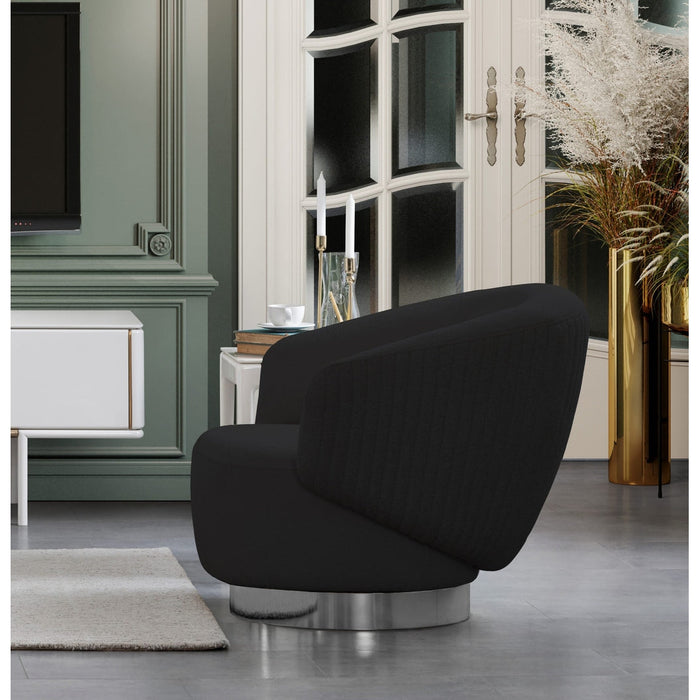 Whiteline Modern Living Erzin Swivel Accent Chair - CH1758F