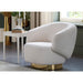 Whiteline Modern Living Erzin Swivel Accent Chair - CH1758F