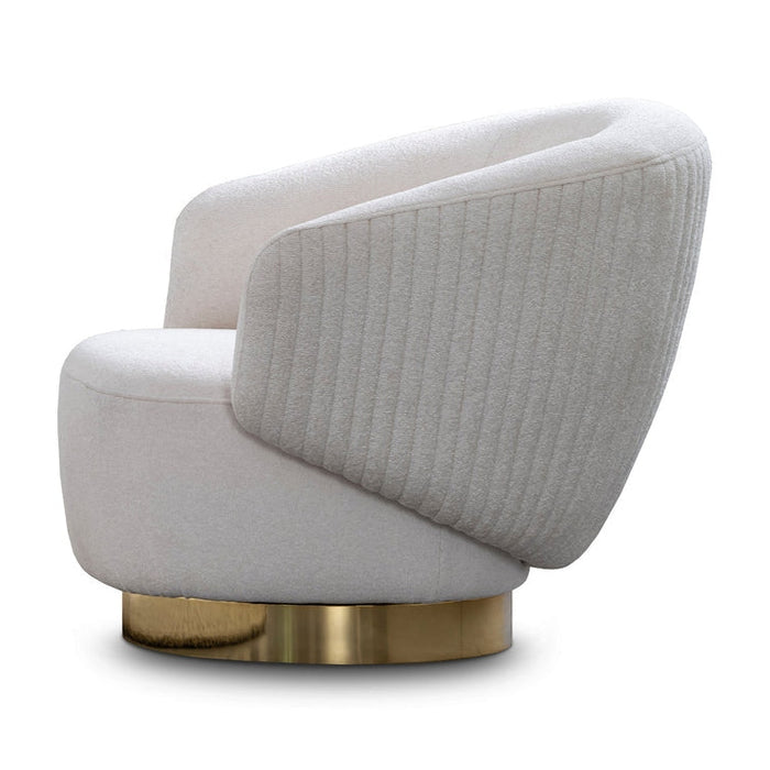 Whiteline Modern Living Erzin Swivel Accent Chair - CH1758F