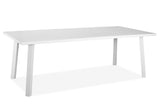 Whiteline Mods - Rio Outdoor Dining Table – Rectangle DT1593 - DT1593-WHT