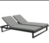 Whiteline Mods - Sandy Double Lounge Chair CL1572 - CL1572-GRY
