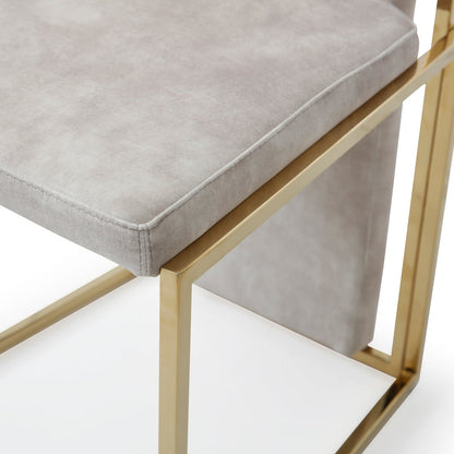 Whiteline Mods - Sumo Dining Chair DC1658F-BEI - DC1658F-BEI