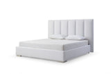 Whiteline Mod -  Velvet King Bed BK1655 - BK1655-WHT