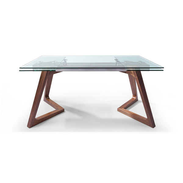 Whiteline Mods Walnut Walnut Delta Dining Table - DT1276