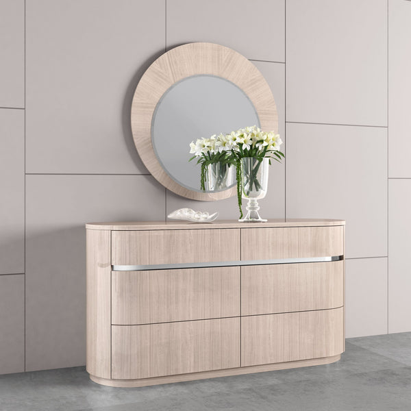 Whiteline Modern Living Waves Dresser - DR1753