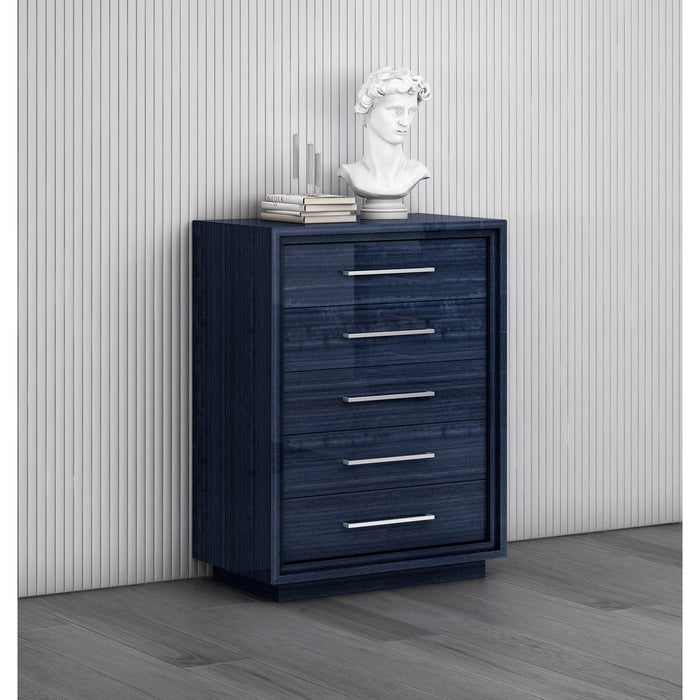 Whiteline Modern Living Alexander Chest of Drawers - Cd1937-Blu