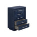 Whiteline Modern Living Alexander Chest of Drawers - Cd1937-Blu