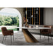 Whiteline Modern Living Alondra Dining Table - DT1931-BRZ