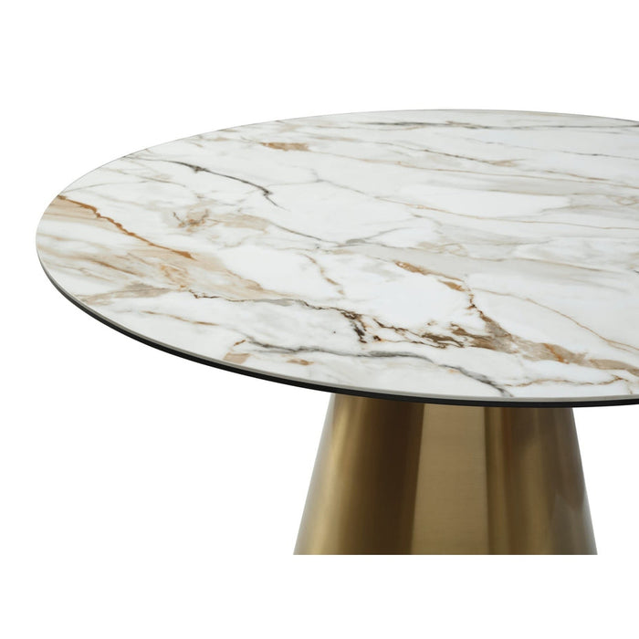 Whiteline Modern Living Charlotte Round Dining Table - DT1831