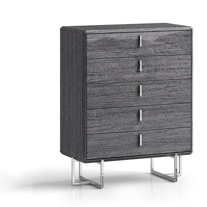 Whiteline Modern Living Chloe Chest of Drawer - CD1888-GRY