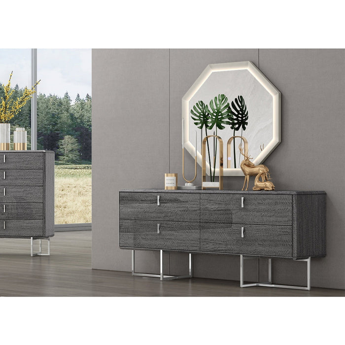 Whiteline Modern Living Chloe Dresser - DR1888-GRY