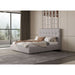 Whiteline Modern Living Dexter Bed Queen In Grey Colour - BQ2013F