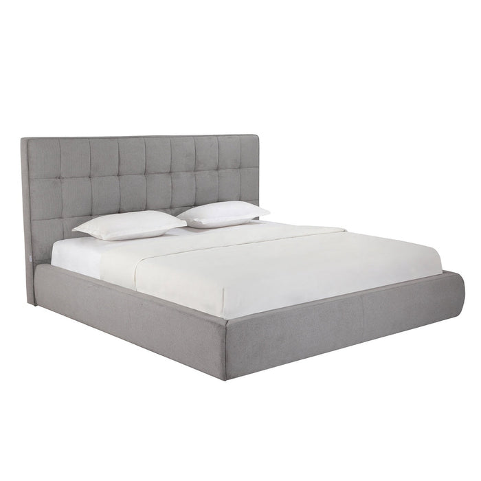 Whiteline Modern Living Dexter Bed in Grey Color - BK2013F