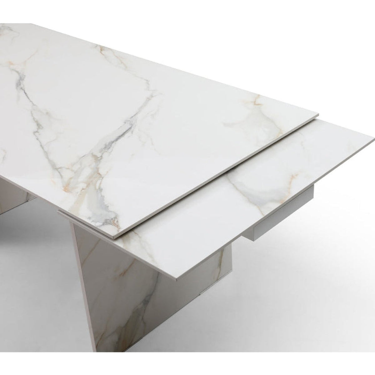 Whiteline Modern Living Georgia Extendable Dining Table - DT1930-WHT