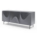 Whiteline Modern Living Kaya Buffet - SB1843-DGRY