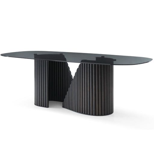 Whiteline Modern Living Kaya Dining Table - DT1843-DGRY