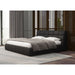 Whiteline Modern Living Owen King Bed Dark Grey - BK2010F