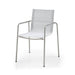 Whiteline Modern Living Paola Outdoor Dining Armchair - DAC1924-LGRY