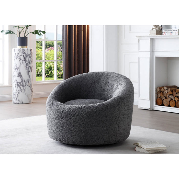 Whiteline Modern Living Perla Swivel Accent Chair - CH2009F