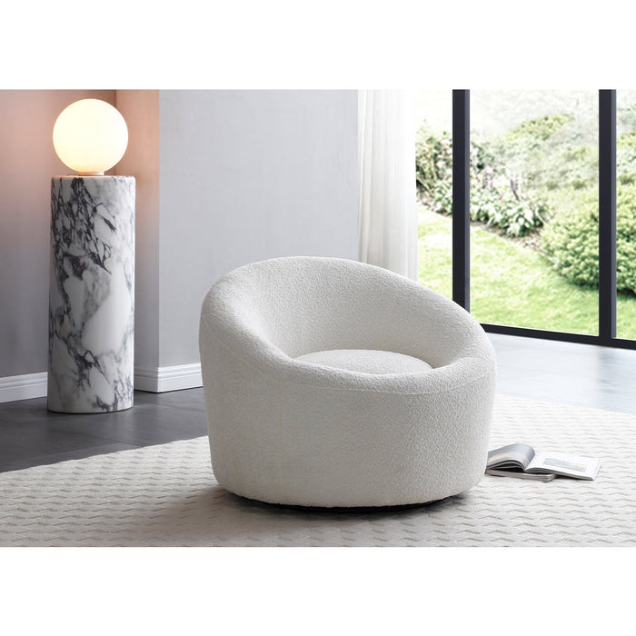 Whiteline Modern Living Perla Swivel Accent Chair - CH2009F