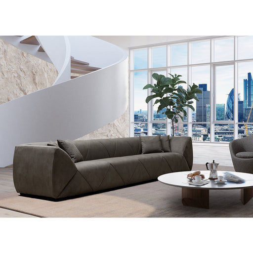 Whiteline Modern Living Quarry Sofa - SO1974L-DGRY