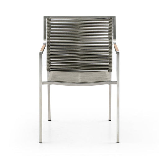 Whiteline Modern Living Rhea Outdoor Dining Armchair - DAC1834-LBRN