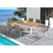 Whiteline Modern Living Rhea Outdoor Dining Chair - DC1834-LBRN