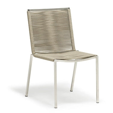 Whiteline Modern Living Rhea Outdoor Dining Chair - DC1834-LBRN