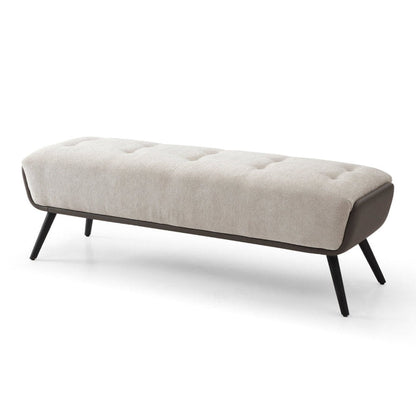 Whiteline Modern Living Teddy Bench in Beige Color - BN1846