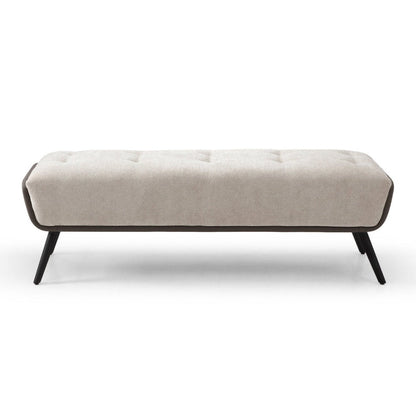 Whiteline Modern Living Teddy Bench in Beige Color - BN1846