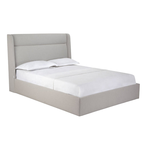 Whiteline Modern Living Tokyo Queen Bed in Light Grey Color - BQ1926F