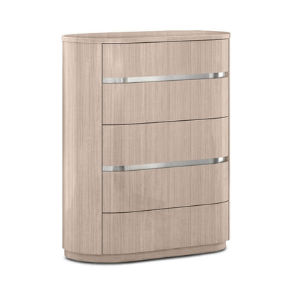 Whiteline Modern Living Waves Chest of Drawers - CD1753-BEI